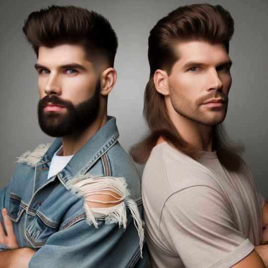 Difference between mullet and wolf cut