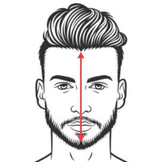 How to Measure Your Face Length