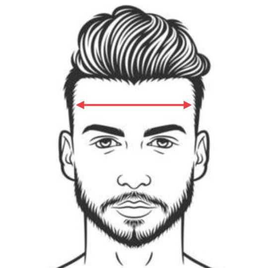 How to Measure Your Forehead