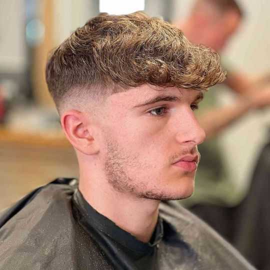 Mid Fade With Textured Fringe